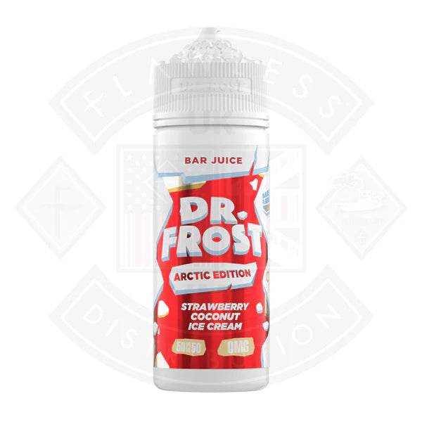 Dr Frost Arctic Edition - Strawberry Coconut Ice Cream 0mg 100ml Shortfill