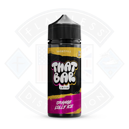 That Bar Juice - Orange Lolly Ice 0mg 100ml Shortfill