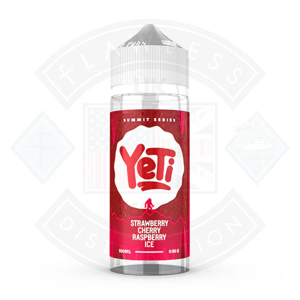 Yeti Summit Series - Strawberry Cherry Raspberry Ice 0mg  100ml Shortfill