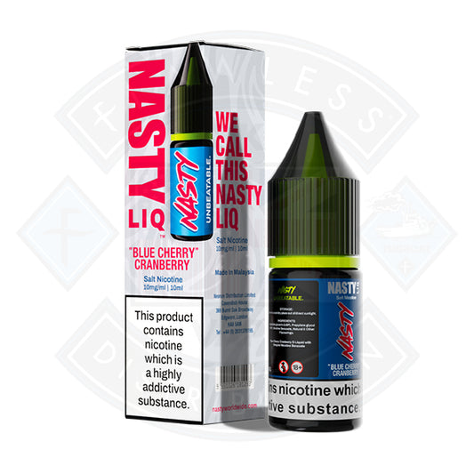 NASTY LIQ Blue Cherry Cranberry Nic Salt 10ml