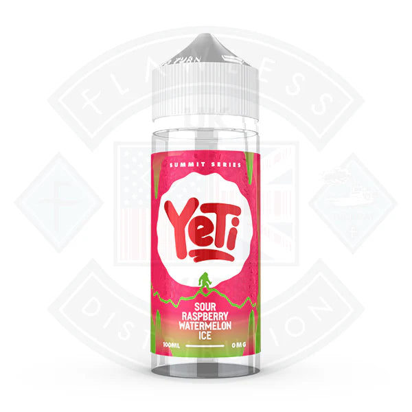 Yeti Summit Series - Sour Raspberry Watermelon Icee 0mg  100ml Shortfill