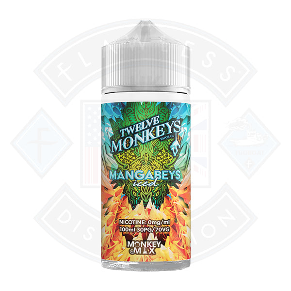 Twelve Monkeys Mangabeys ICED 0mg 100ml Shortfill