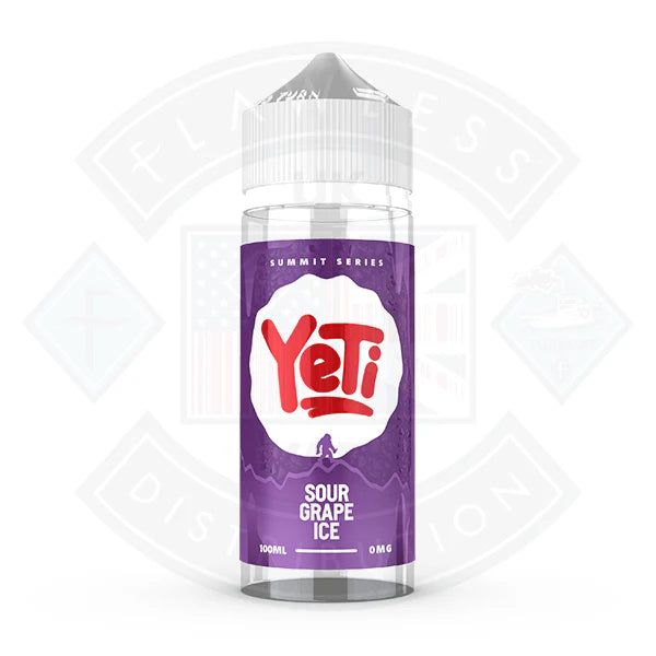 Yeti Summit Series - Sour Grape Ice 0mg  100ml Shortfill