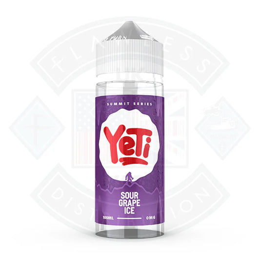 Yeti Summit Series - Sour Grape Ice 0mg  100ml Shortfill