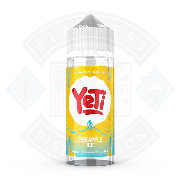 Yeti Summit Series - Pineapple Ice 0mg  100ml Shortfill