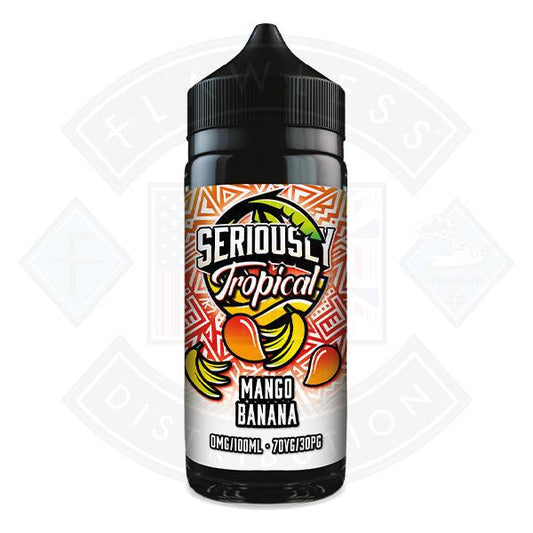 Doozy Vape Seriously Tropical - Mango Banana 0mg 100ml Shortfill