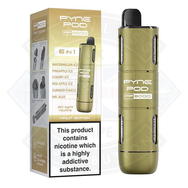 Pyne Pod PP6000 6 In 1 Disposable Vape Pod Kit