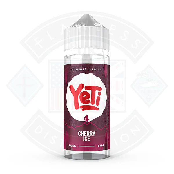 Yeti Summit Series - Cherry Ice  0mg  100ml Shortfill