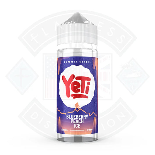 Yeti Summit Series -  Blueberry Peach Ice 0mg 0mg  100ml Shortfill