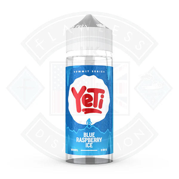 Yeti Summit Series - Blue Raspberry Ice 0mg0mg  100ml Shortfill