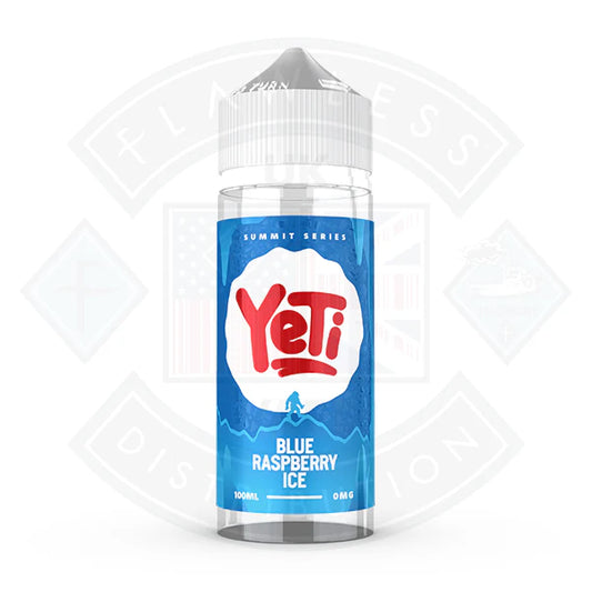 Yeti Summit Series - Blue Raspberry Ice 0mg0mg  100ml Shortfill