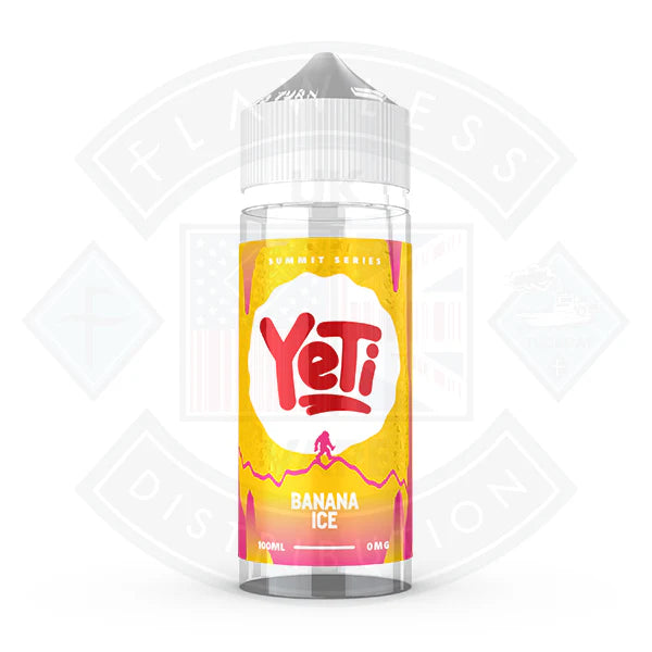 Yeti Summit Series -  Banana Ice 0mg 100ml Shortfill