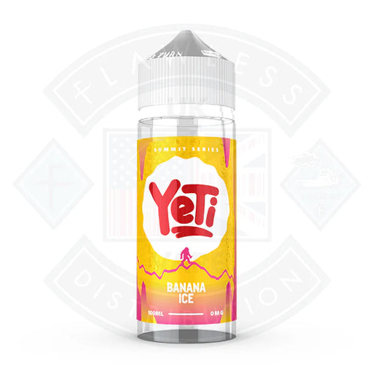 Yeti Summit Series -  Banana Ice 0mg 100ml Shortfill