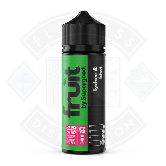 Supergood Fruit Lychee Kiwi 0mg 100ml Shortfill