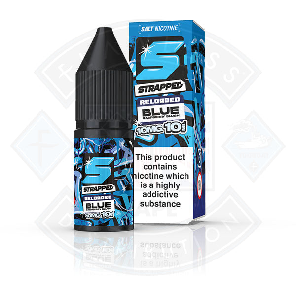 Strapped Reloaded Nic Salt 10ml Blue Raspberry Slush