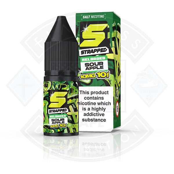 Strapped Reloaded Nic Salt 10ml Sour Apple