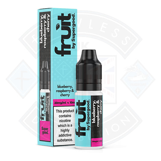 Supergood Fruit Nic Salt 10ml Blueberry Raspberry Cherry