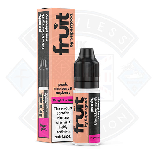 Supergood Fruit Nic Salt 10ml Peach Blackberry & Raspberry