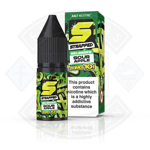 Strapped Reloaded Nic Salt 10ml Sour Apple