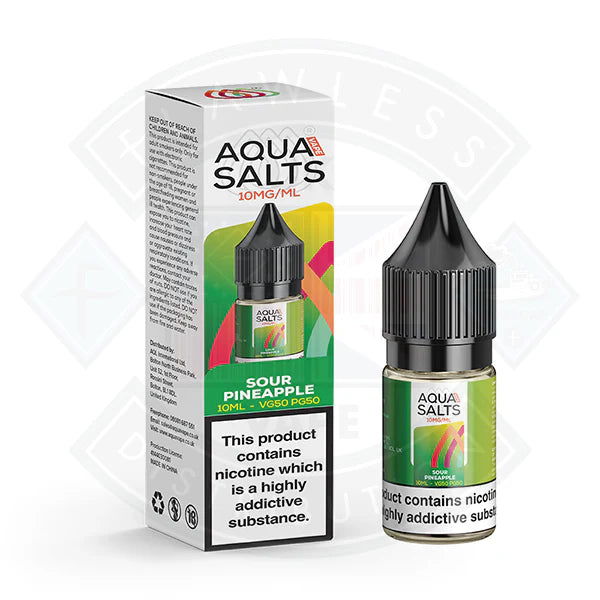 Aqua Salts Nic Salt 10ml Sour Pineapple