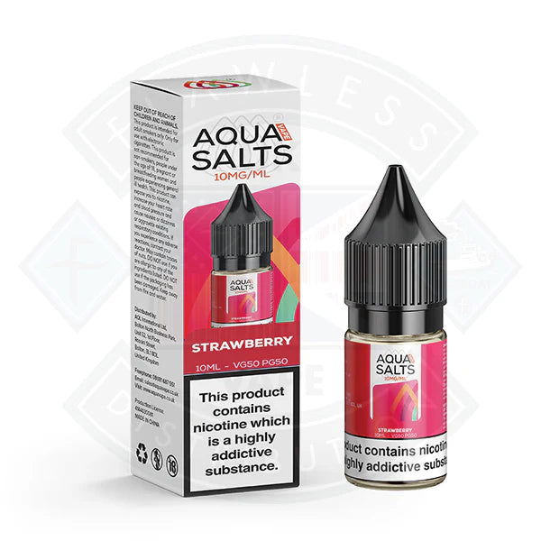 Aqua Salts Nic Salt 10ml Strawberry