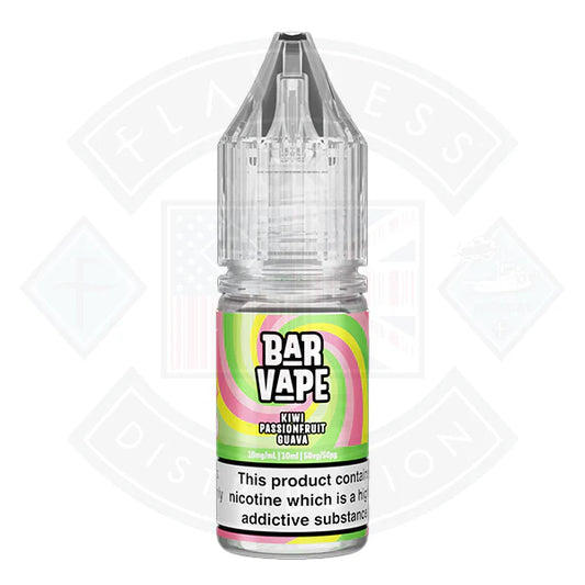 Bar Vape Nic Salt 10ml Kiwi Passionfruit Guava