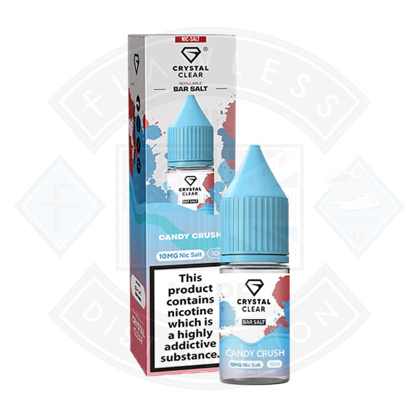 Crystal Clear Bar Nic Salts 10ml - Candy Crush