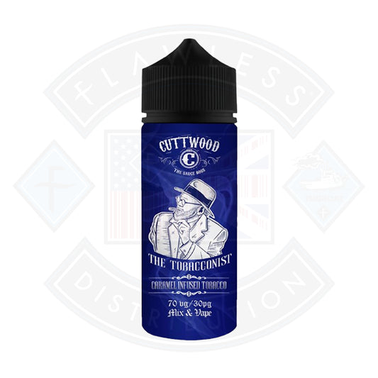 Cuttwood The Tobacconist Caramel Infused Tobacco 0mg 100ml Shortfill