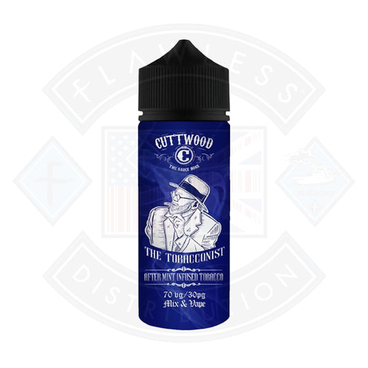 Cuttwood The Tobacconist After Mint Infused Tobacco 0mg 100ml Shortfill