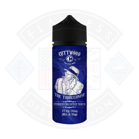 Cuttwood The Tobacconist Strawberry Milk Infused Tobacco 0mg 100ml Shortfill