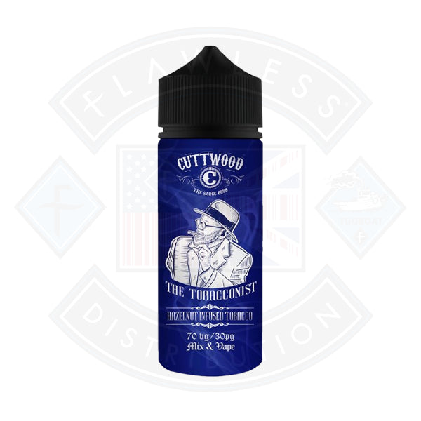 Cuttwood The Tobacconist Hazelnut Infused Tobacco 0mg 100ml Shortfill