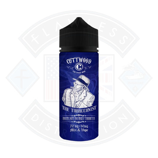 Cuttwood The Tobacconist Hazelnut Infused Tobacco 0mg 100ml Shortfill