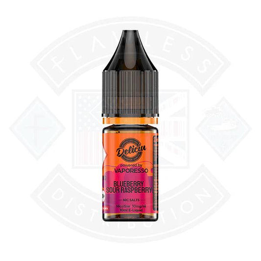 Deliciu V2 Blueberry Sour Raspberry Nic Salt 10ml by Vaporesso