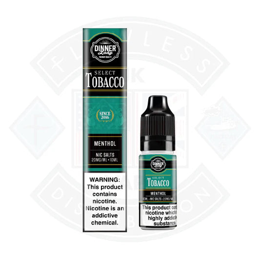 Dinner Lady Select Tobacco Nic Salt Menthol 10ml