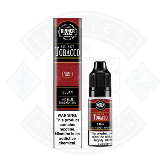 Dinner Lady Select Tobacco Nic Salt Cuban 10ml