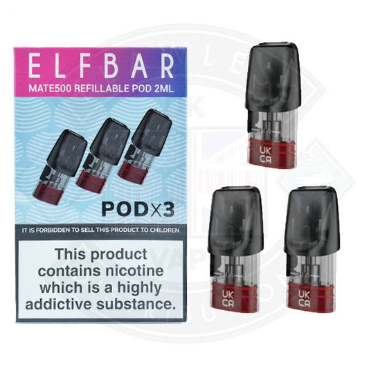 Elf Bar Mate 500 Refillable Pod 2ml 3pack