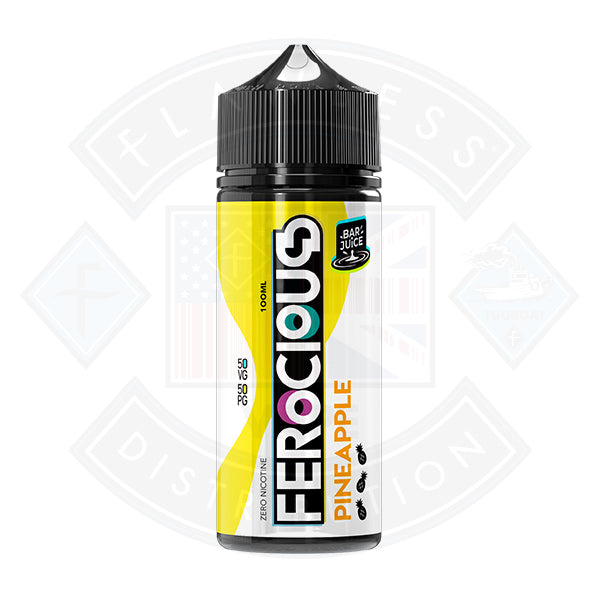 Ferocious Bar Juice Pineapple 0mg 100ml Shortfill