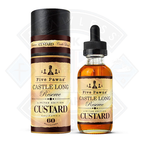 Five Pawns - Castle Long Reserve - Custard 50ml 0mg Shortfill