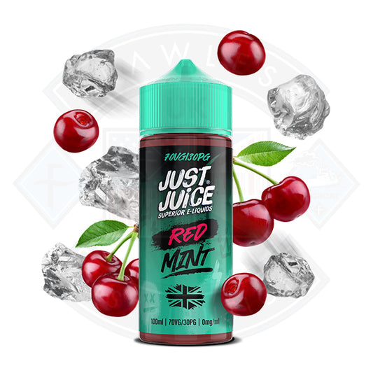 Just Juice Mint - Red 0mg 100ml Shortfill