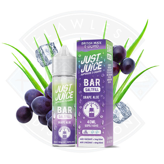 Just Juice Bar - Grape Aloe 40ml 0mg Shortfill E-Liquid