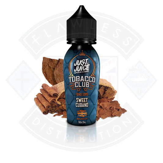 Just Juice Tobacco Club Sweet Tobacco 0mg 50ml Shortfill