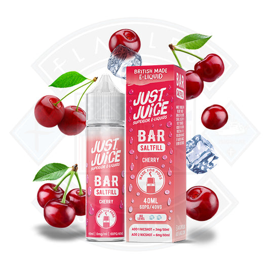 Just Juice Bar - Cherry 40ml 0mg Shortfill E-Liquid