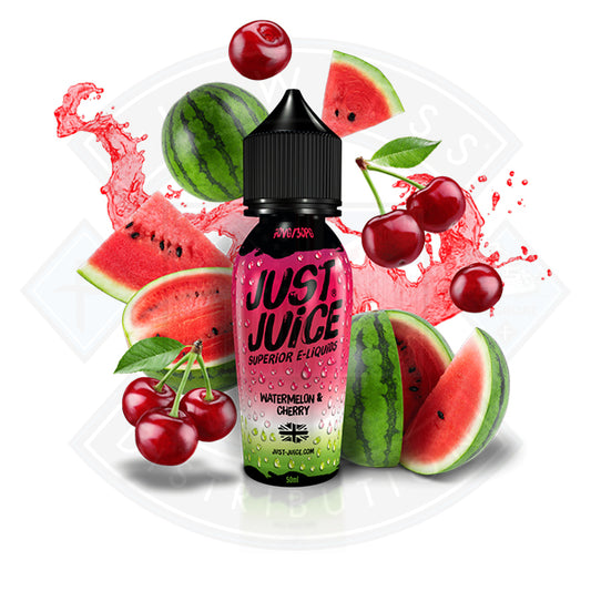 Just Juice Iconic - Watermelon & Cherry 50ml 0mg Shortfill e-liquid