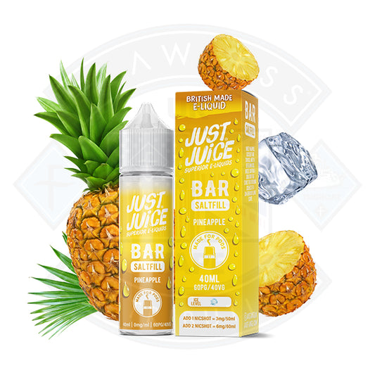 Just Juice Bar - Pineapple 40ml 0mg Shortfill E-Liquid