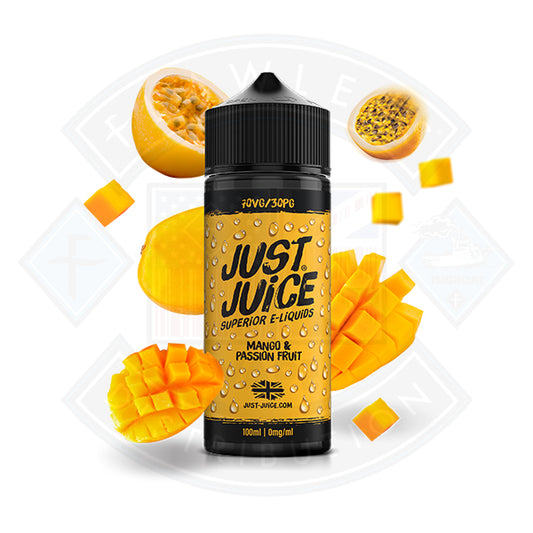 Just Juice Iconic - Mango Passion Fruit 100ml 0mg Shortfill e-liquid