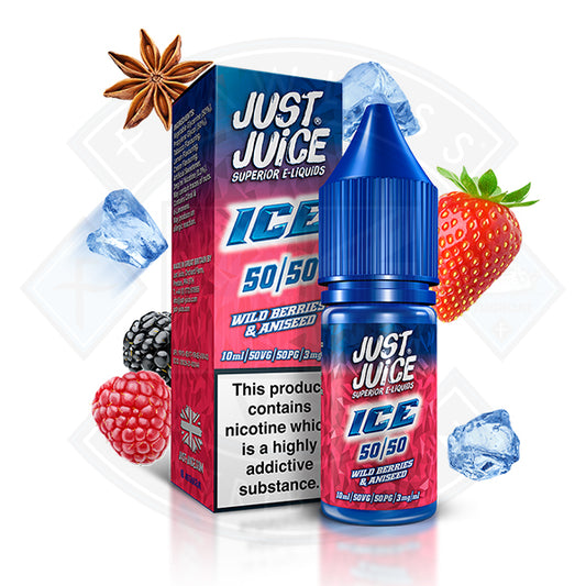 Just Juice Ice Wild Berries and Aniseed 50/50 10ml