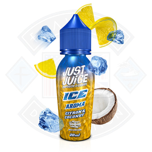 Just Juice Ice Citron and Coconut 0mg 50ml Shortfill