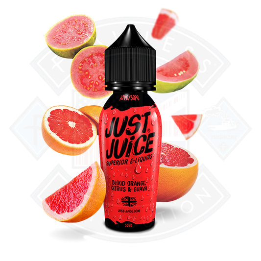 Just Juice Blood Orange Citrus and Guava 50ml 0mg Shortfill e-liquid