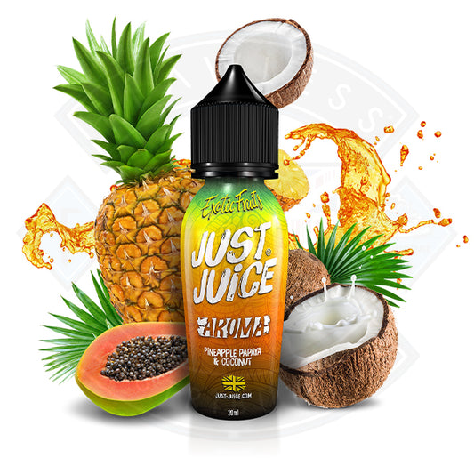 Just Juice Exotic - Pineapple Papaya & Coconut 50ml Shortfill e-liquid