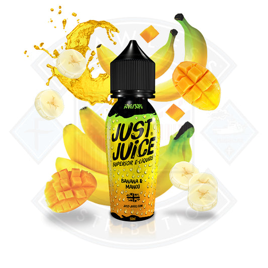 Just Juice Iconic - Banana & Mango 50ml 0mg Shortfill e-liquid